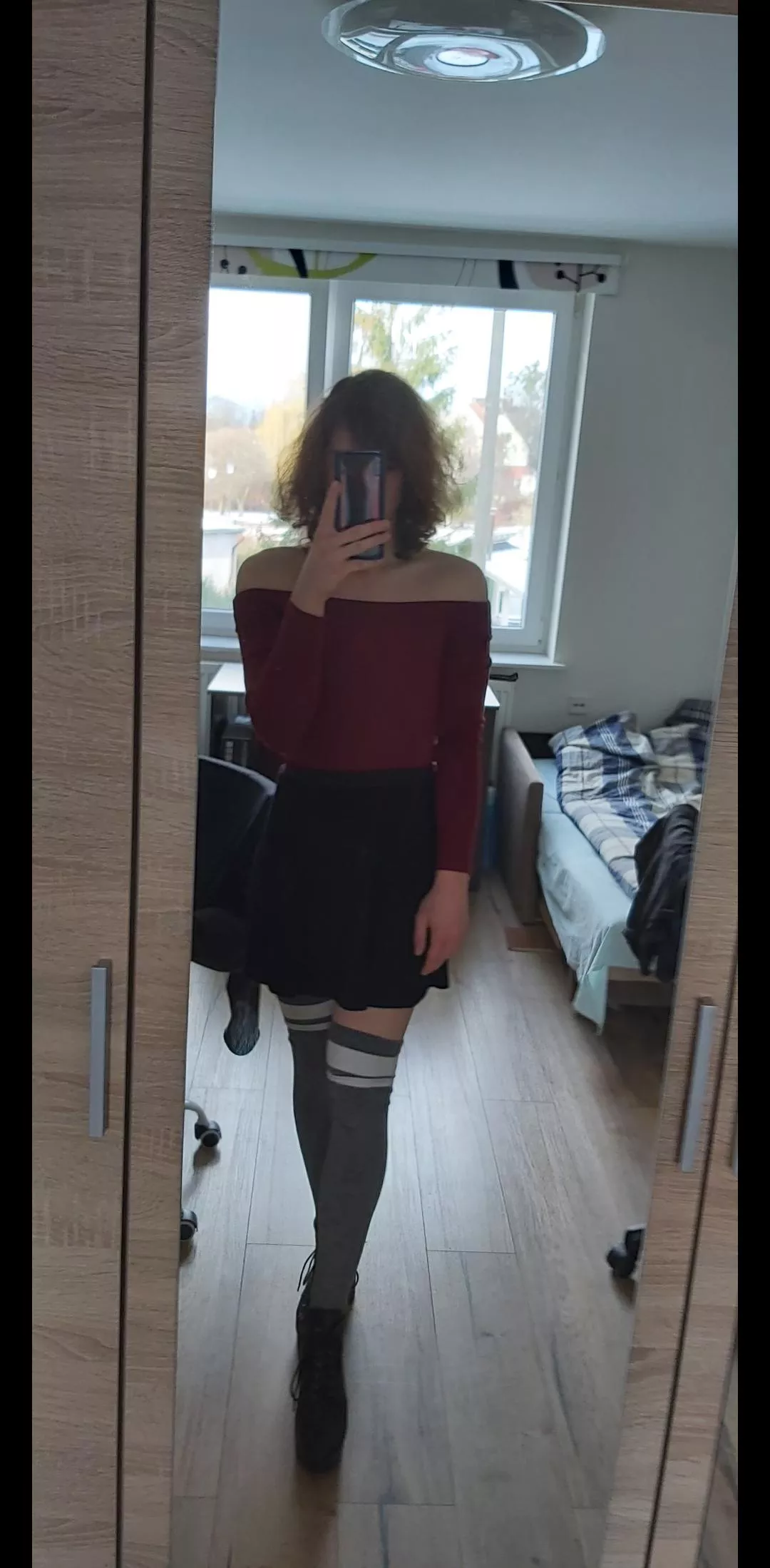 How would you rate my outfit? Also happy Femboy Friday!! posted by FemboyViolet