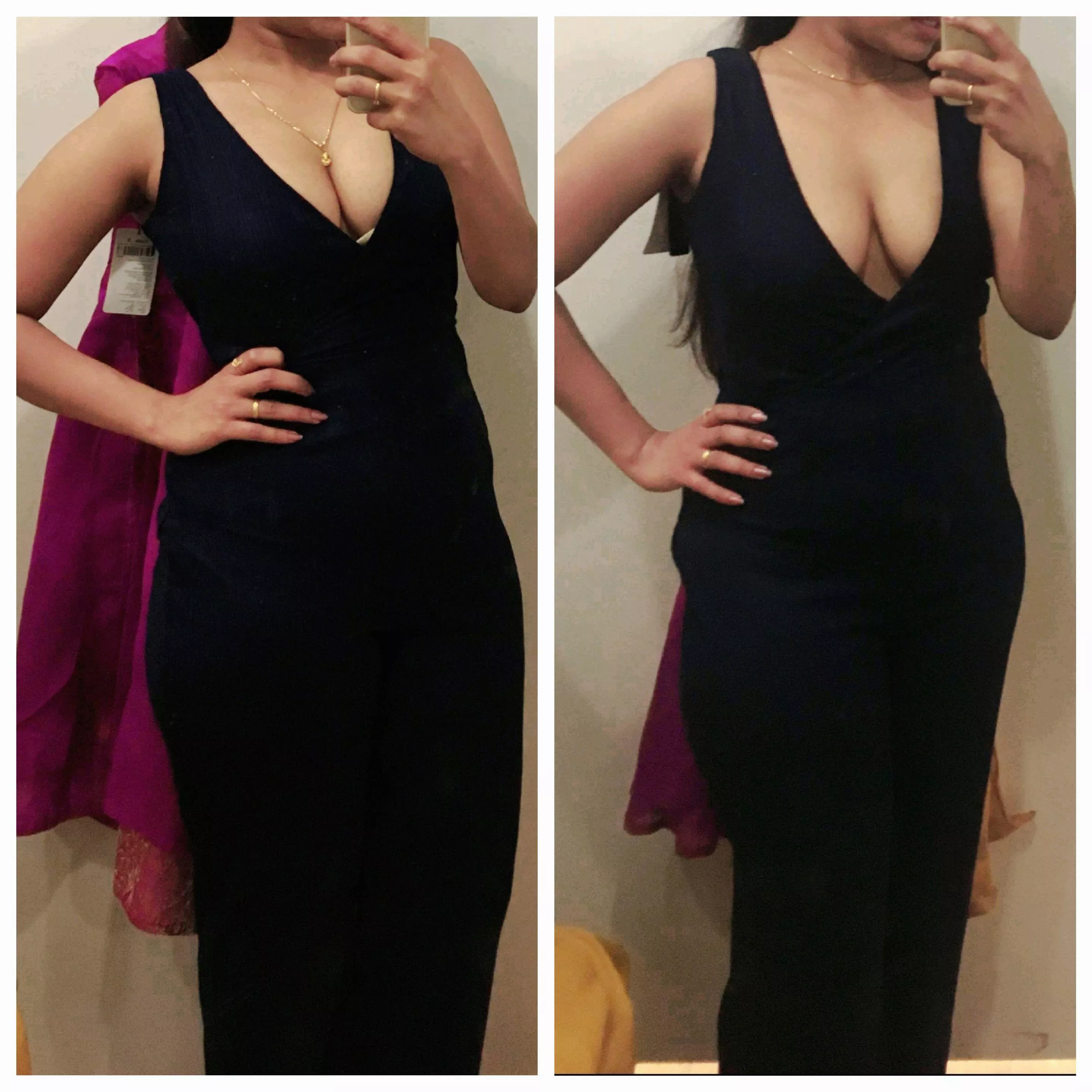 Hubby wanna take me to party, with or without bra? posted by Meetbd