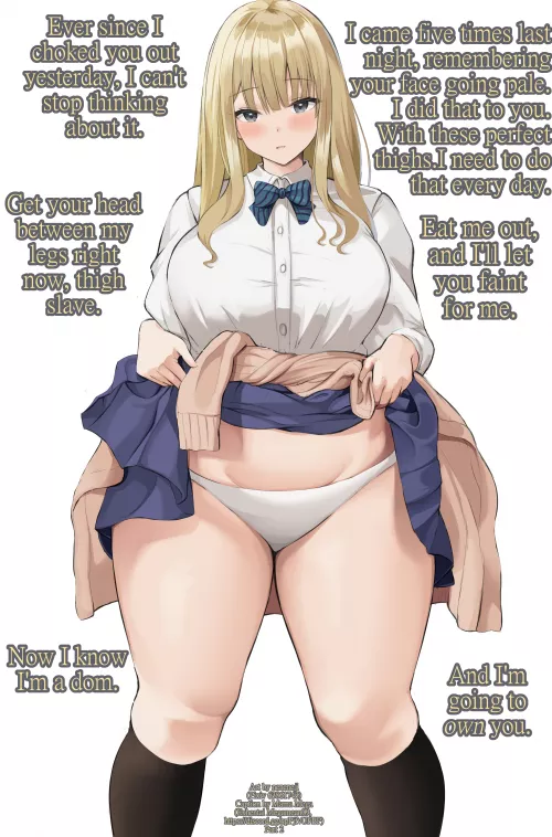 Huge Thigh JK Gets Some Confidence [Part 2] [f4a] [thighs] [new dom] by Mama_Mega_