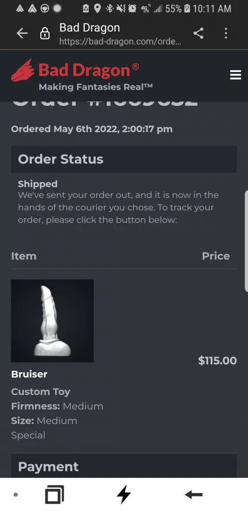 Huh, fastest a custom has ever shipped out. Hope this means good things..... by skrooker