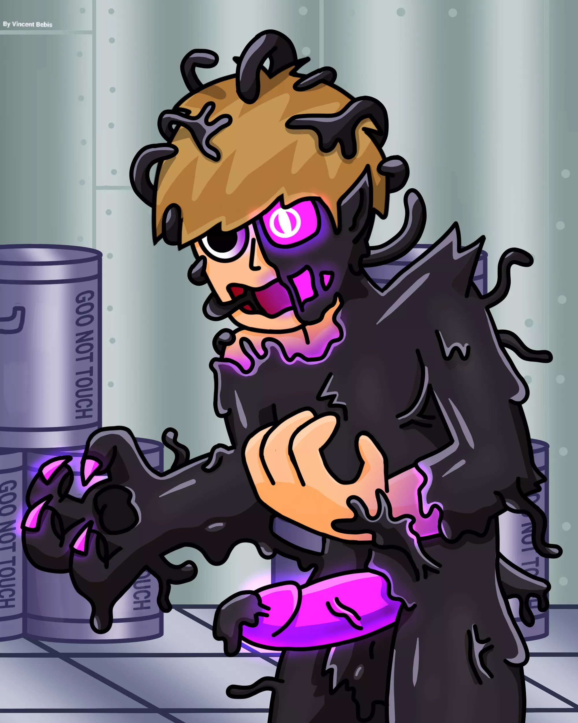 Human to goo (Lavasaurous) posted by Xada_Nep_zealot