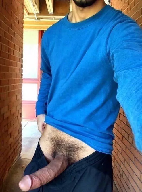 Hung and hanging it out in the alley way posted by brainstrmz