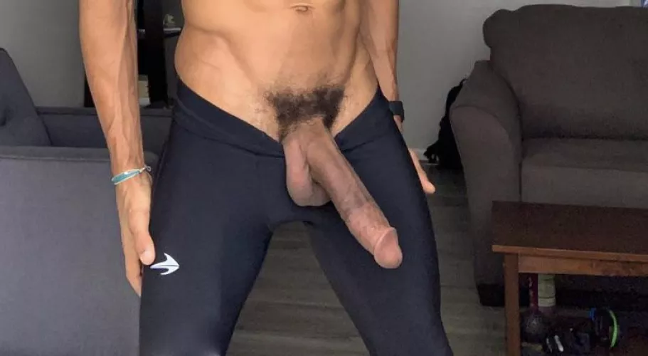 Hung and loaded for attention by nightcrawlerbbc