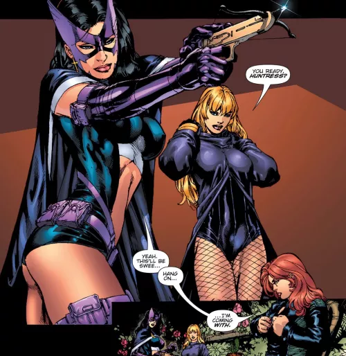 Huntress and Black Canary [Birds of Prey #75] by AlohaWarrior37