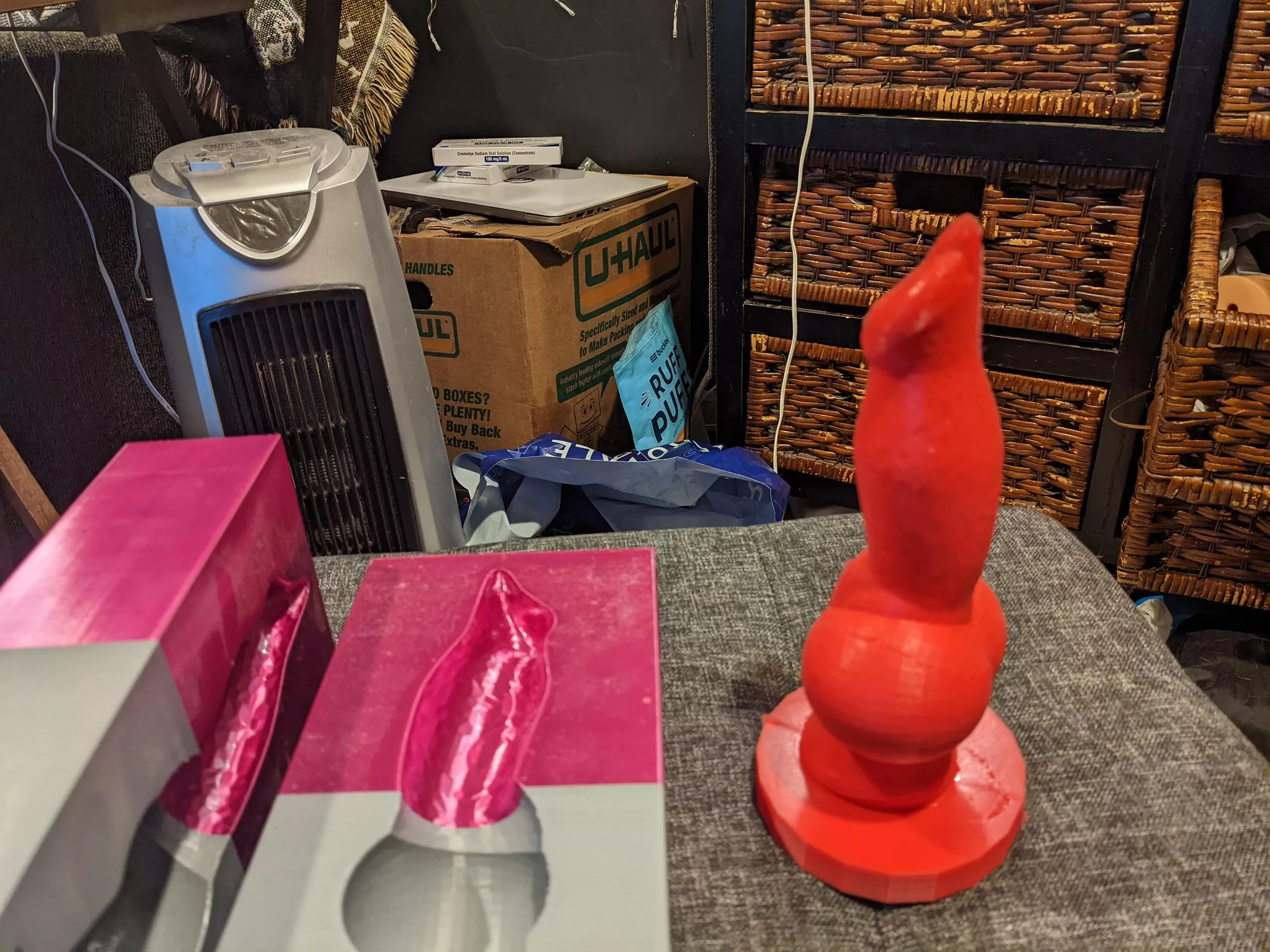 I 3d printed a dildo mold and it turned out perfect. #so proud. feeling cute, might start a business posted by LovingProjector1