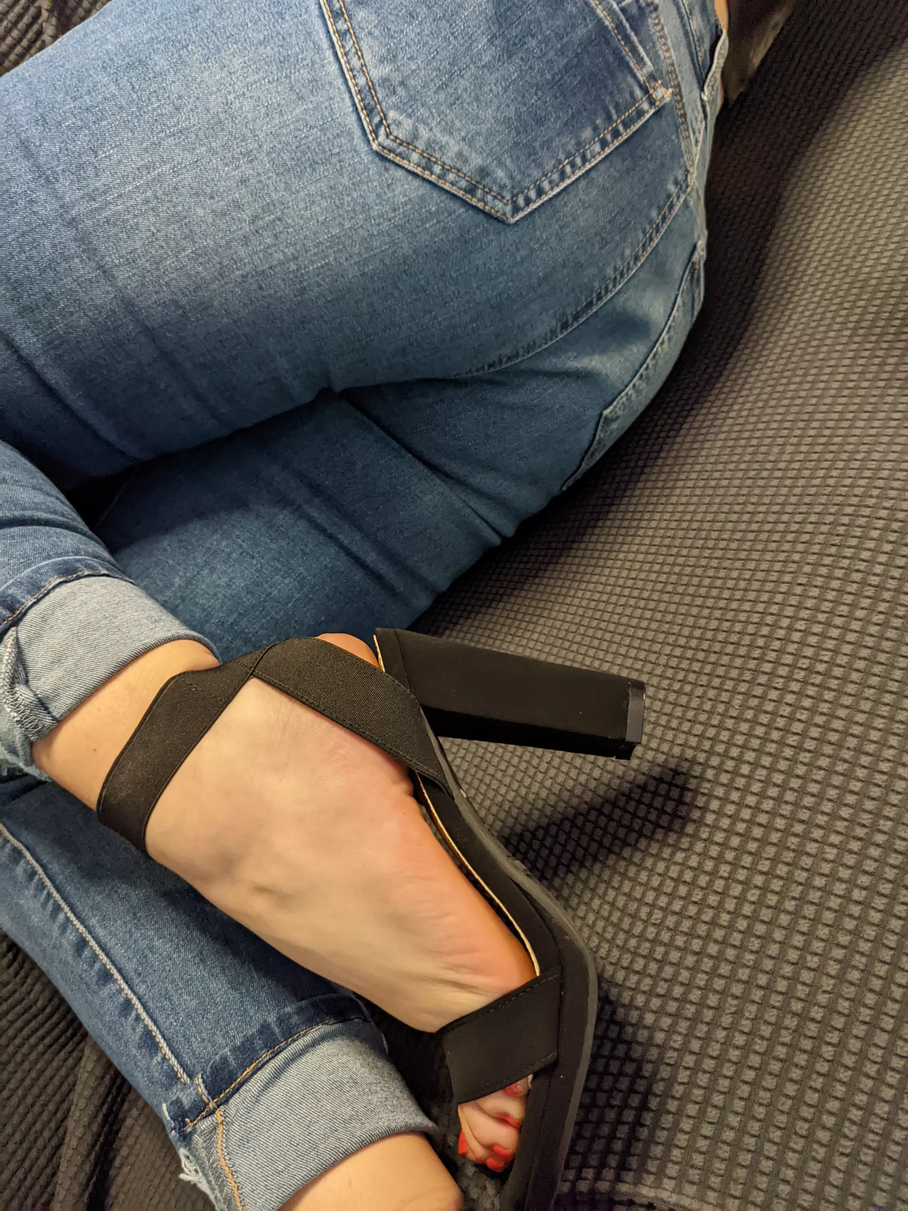 I Absolutely Love My Jeans and Heels Combo posted by lexieadams_