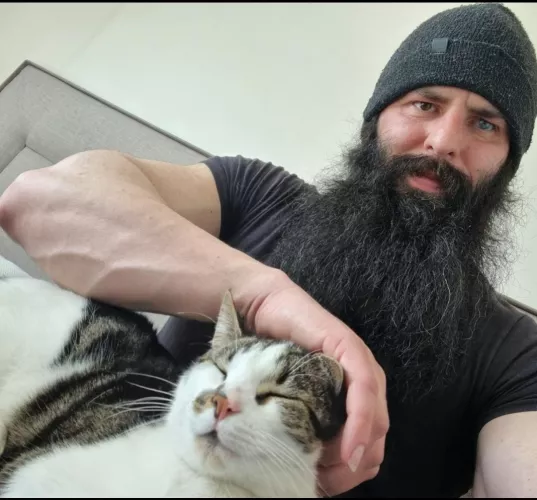 I acquired this forearm from years of petting the cat. by JoeRodge87