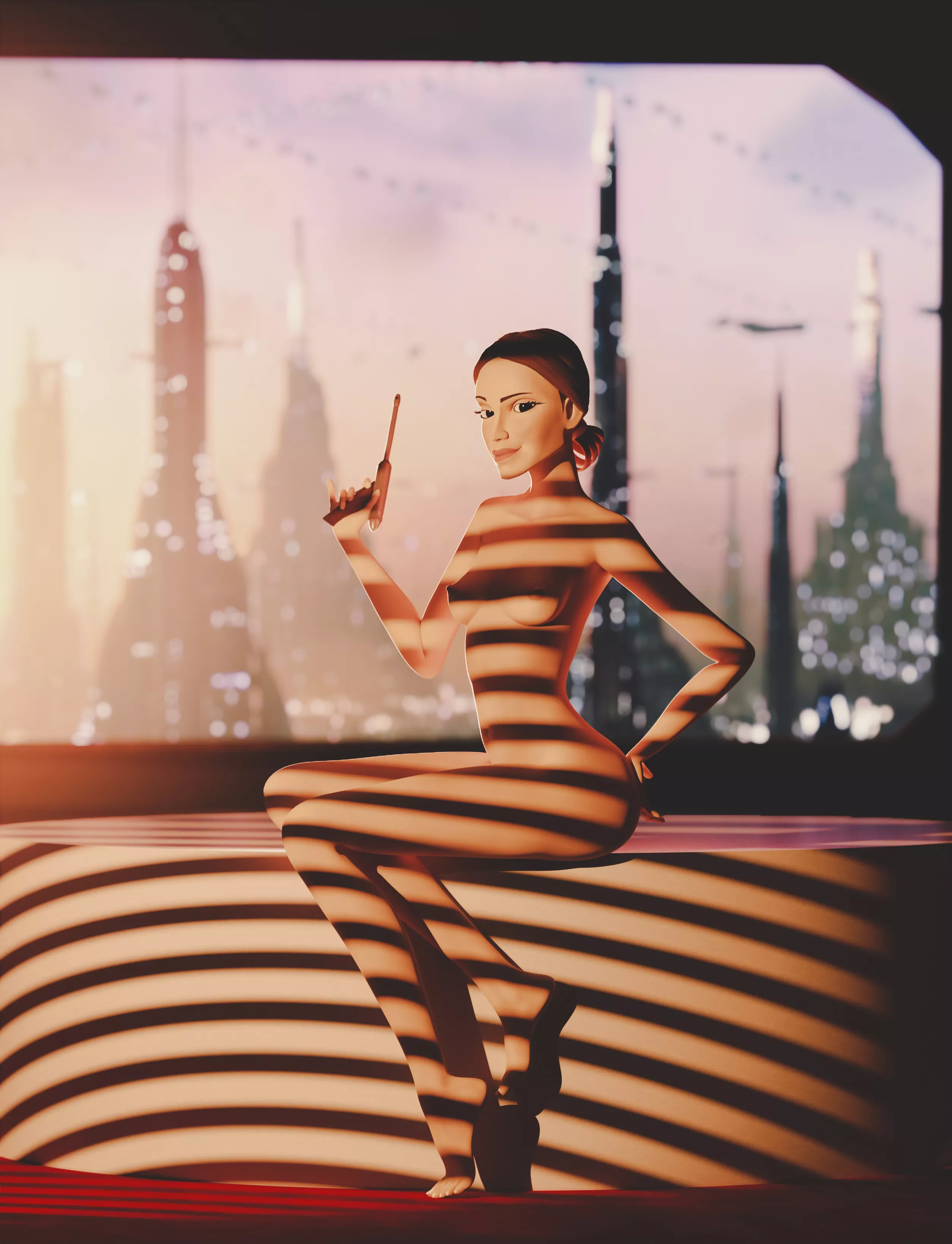 I also decided to try the new Padme model by u/Airress3D - so here's a little homage to the gunship pinup! (by me, makverus) posted by Makverus