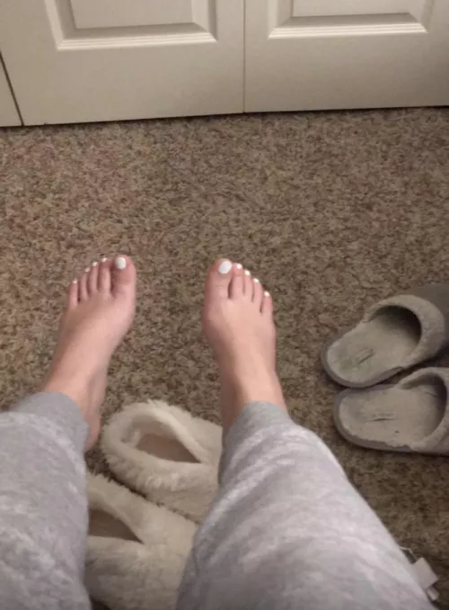 I always get my toe nails done shite because uhm, white toe nails equals good pussy ;) by NutInsideMILF