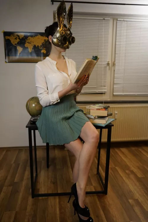 I am hardworking schoolgirl! by FollowTheMaskedBunny