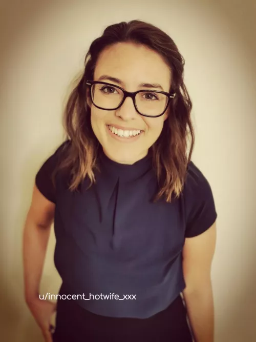 I am often told that I look too innocent and nerdy for the things that I do 😜😇 by Innocent_hotwife_xxx