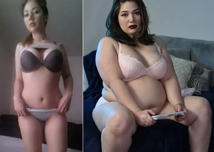 I became a feedee and destroyed my foxy little figure. by CouchQueenie