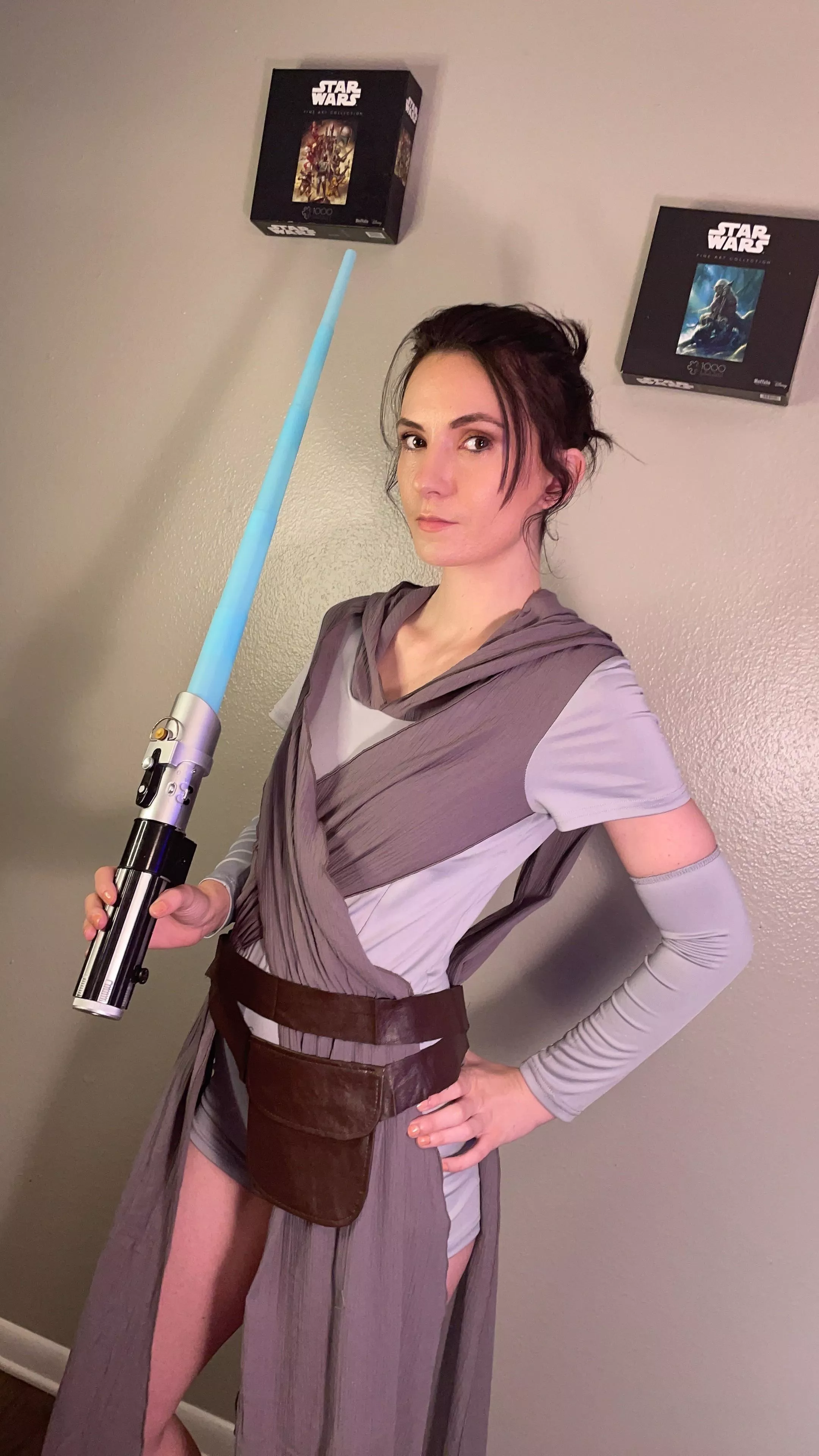 I bet you’ve got a nice lightsaber😉 posted by emilyxlovely