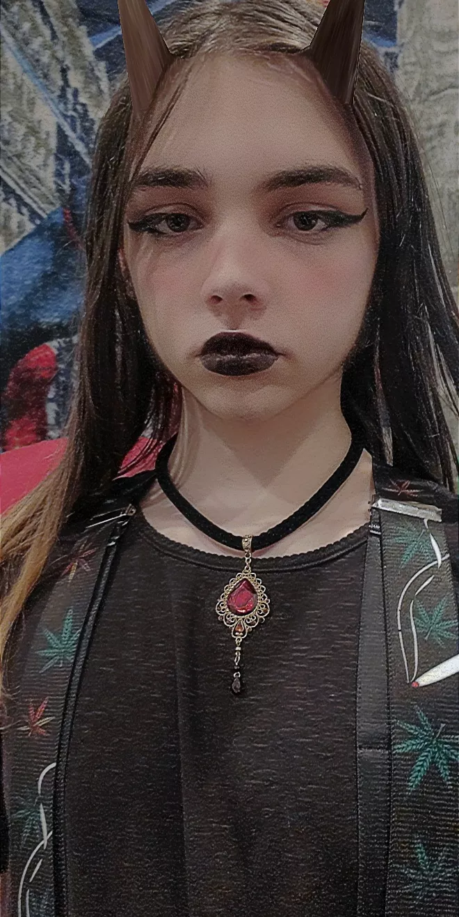 i bought this necklace today. nice lady helped me pick it out posted by RedCherry420