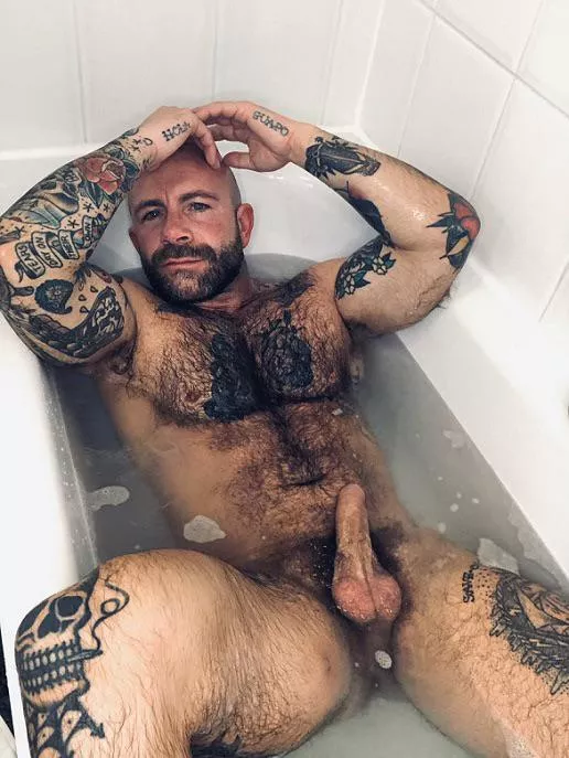 I came home and found him in the tub. Now what? posted by Hairyandworthy