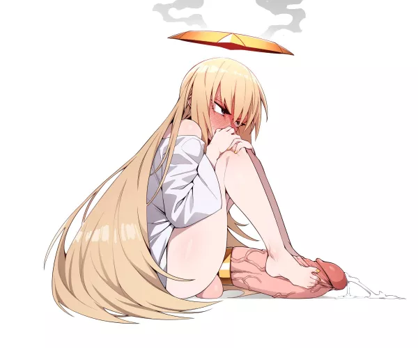 I can also touch myself with my feet~ 💜 by Lunaslovers