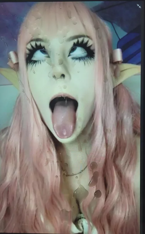 I cant resist a ahegao face by PyramidHead55