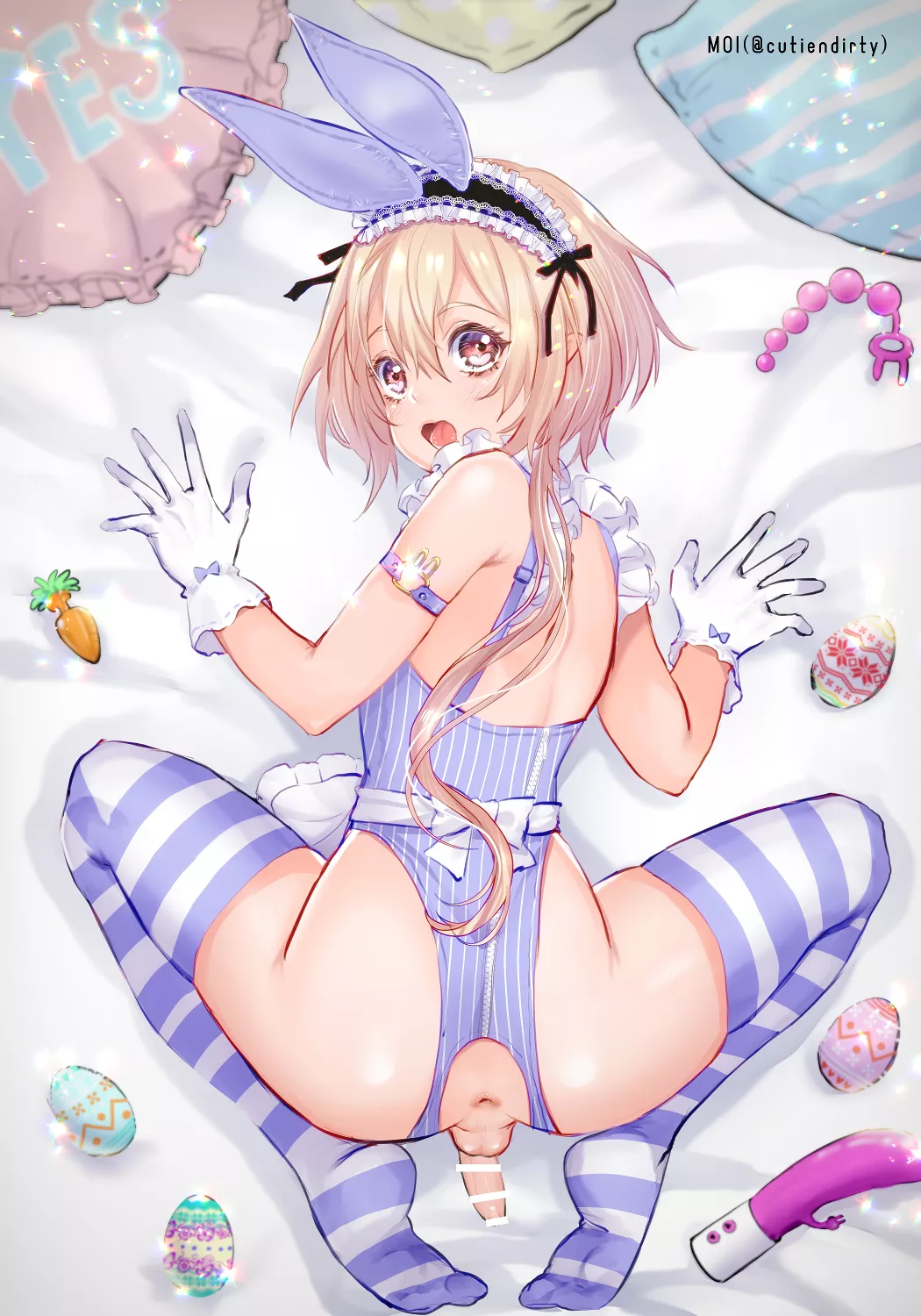 I caught myself a bunny. posted by ButcherMeGently