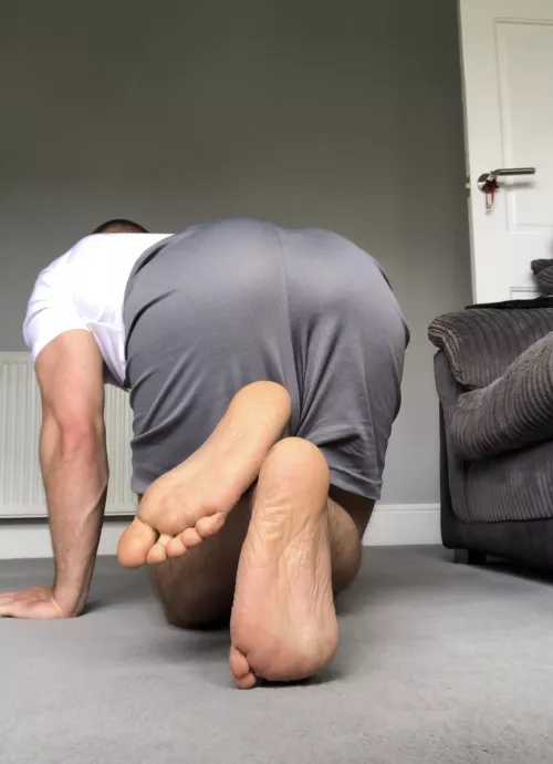 I caught you staring at my feet by NightxFever