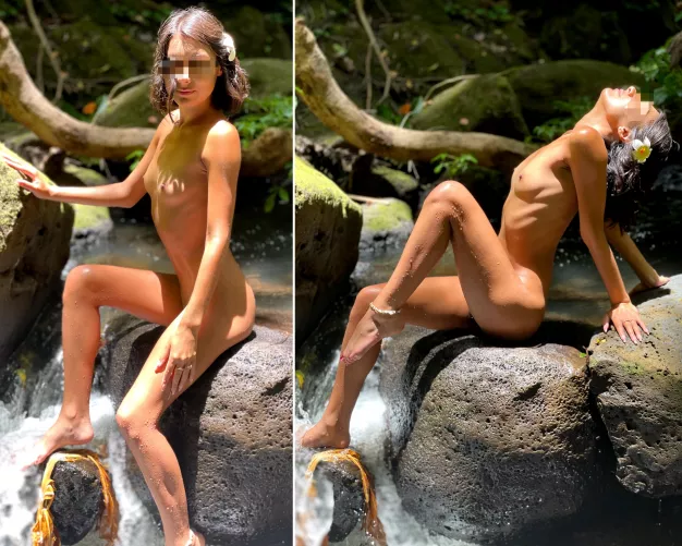 I decided to take a quick dip on our hike. Here is the result. [F] by ThinMint32