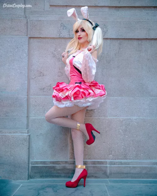 I did a Spring Bunny inspired Harley Quinn! by Chisaicos