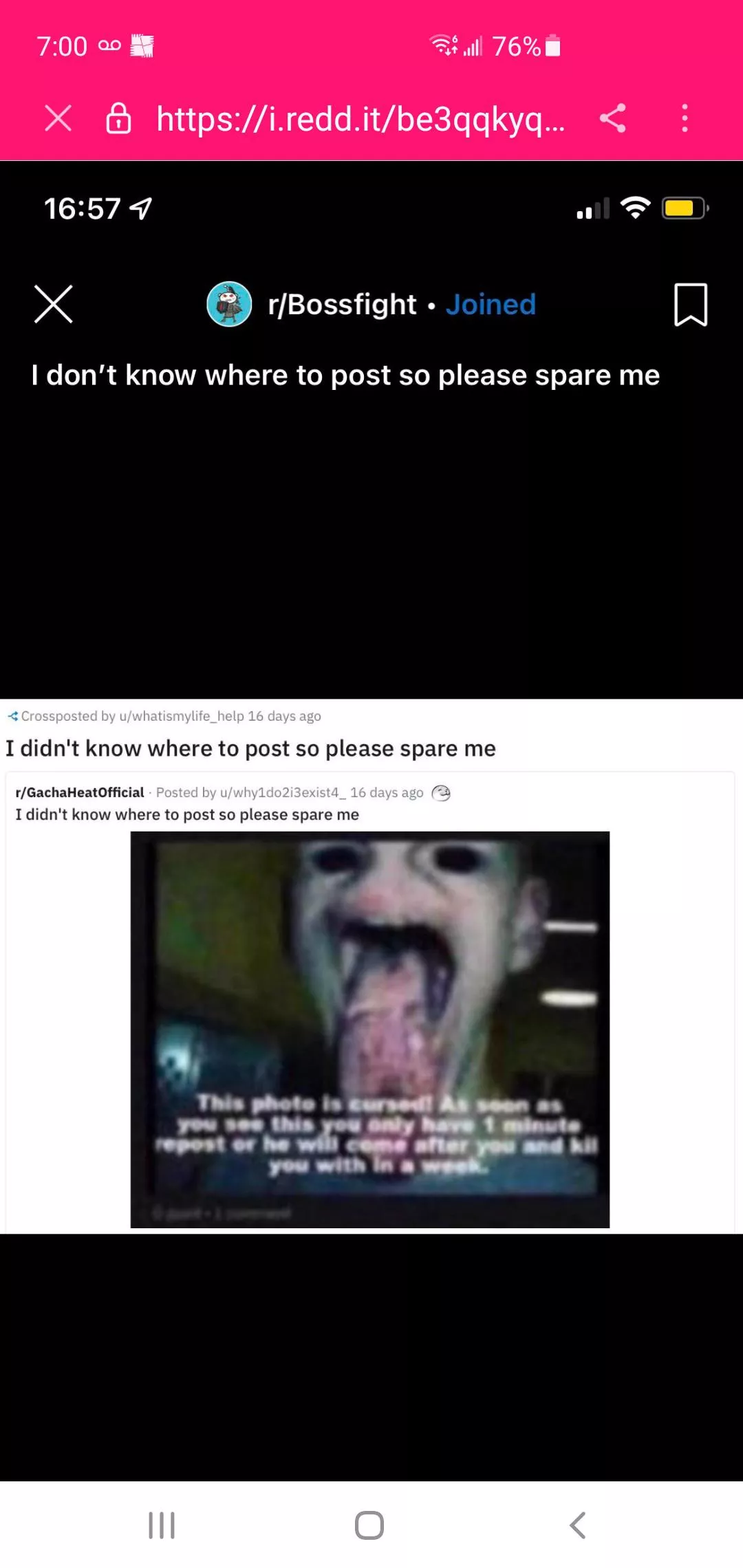 I didn't know where to post this spare me blah blah blah[] posted by AverageZomb