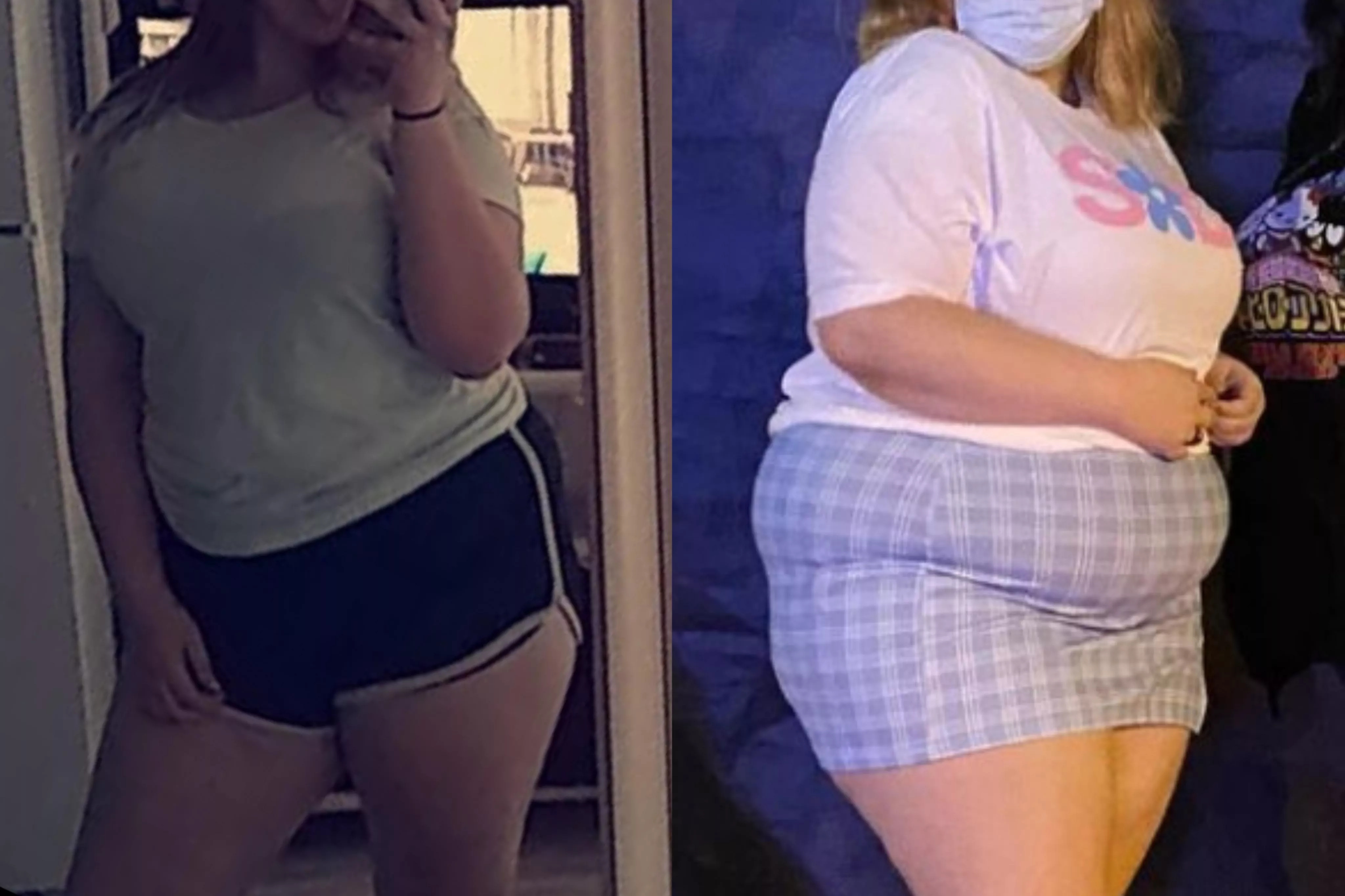 I didn’t realize I looked that different.. 😅 posted by chubbyfoxx