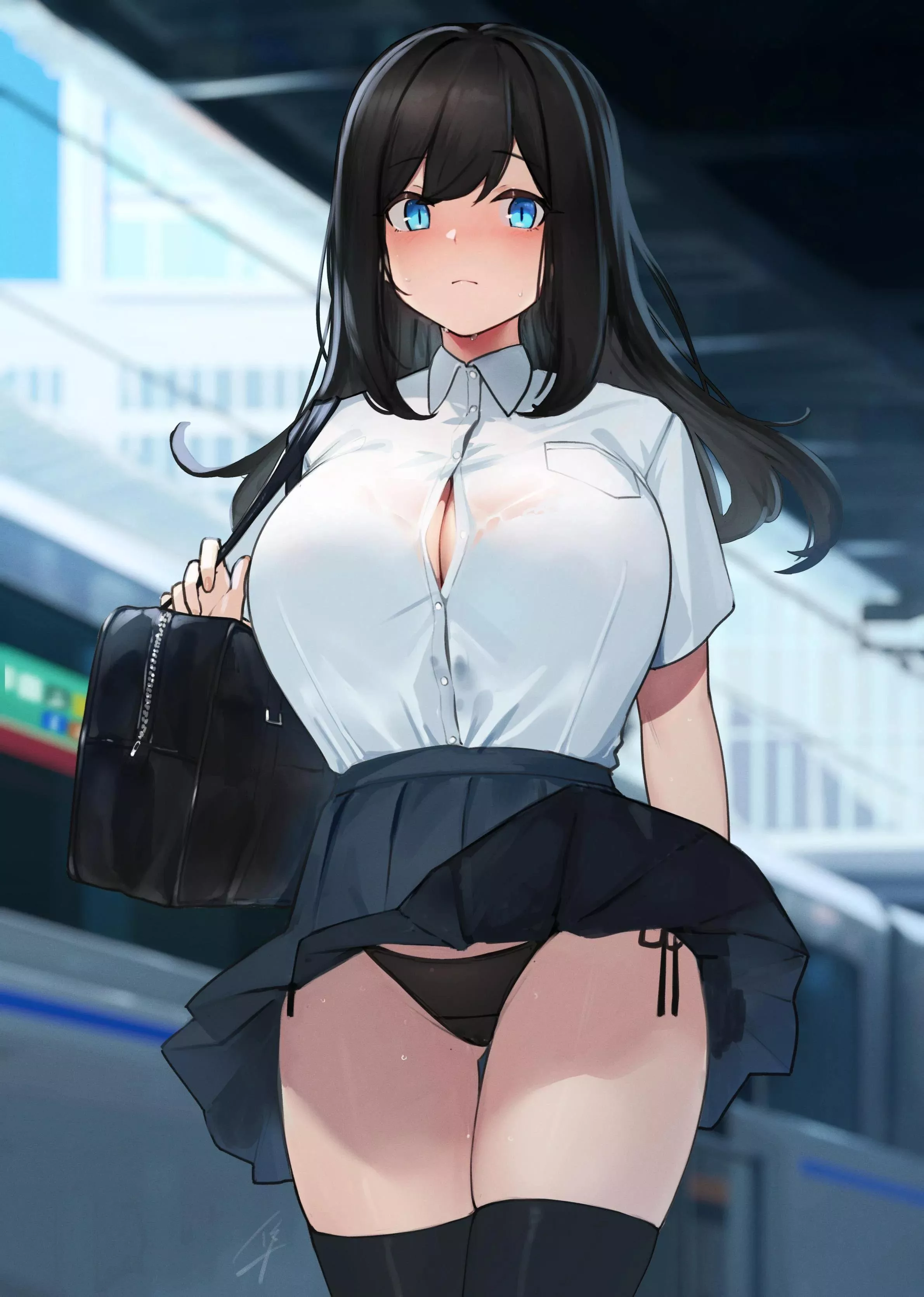 I do it on purpose while looking innocent… 😇💕 posted by Sashathesluttt