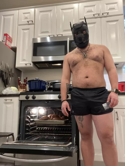 I don’t always spatchcock a turkey but when I do I pup up. by Writing_Massive