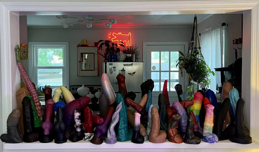 I don’t know how ya’ll are taking these incredible pictures of your collections. This is like a third of mine and there isn’t anywhere in my tiny house where I can lay out my entire collection for a pic! by Chub4Kink919