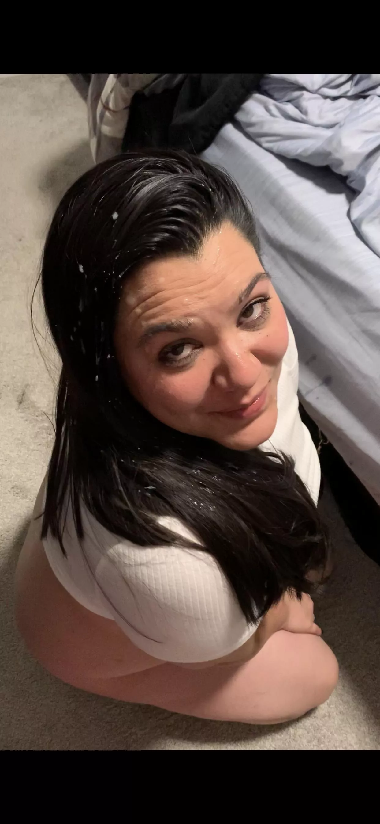 I don’t mind if it gets on my face too posted by Sillyslutwifev2