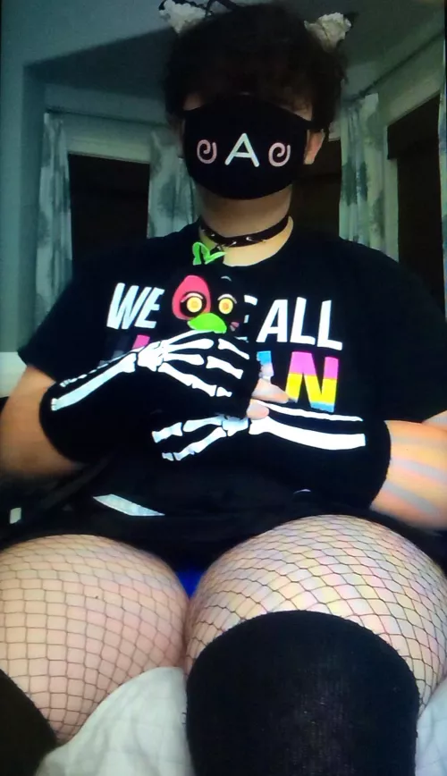 I don’t really like being a chubby femboy that much but my thighs are pretty nice 🥰 by DeadKennedysFemboy