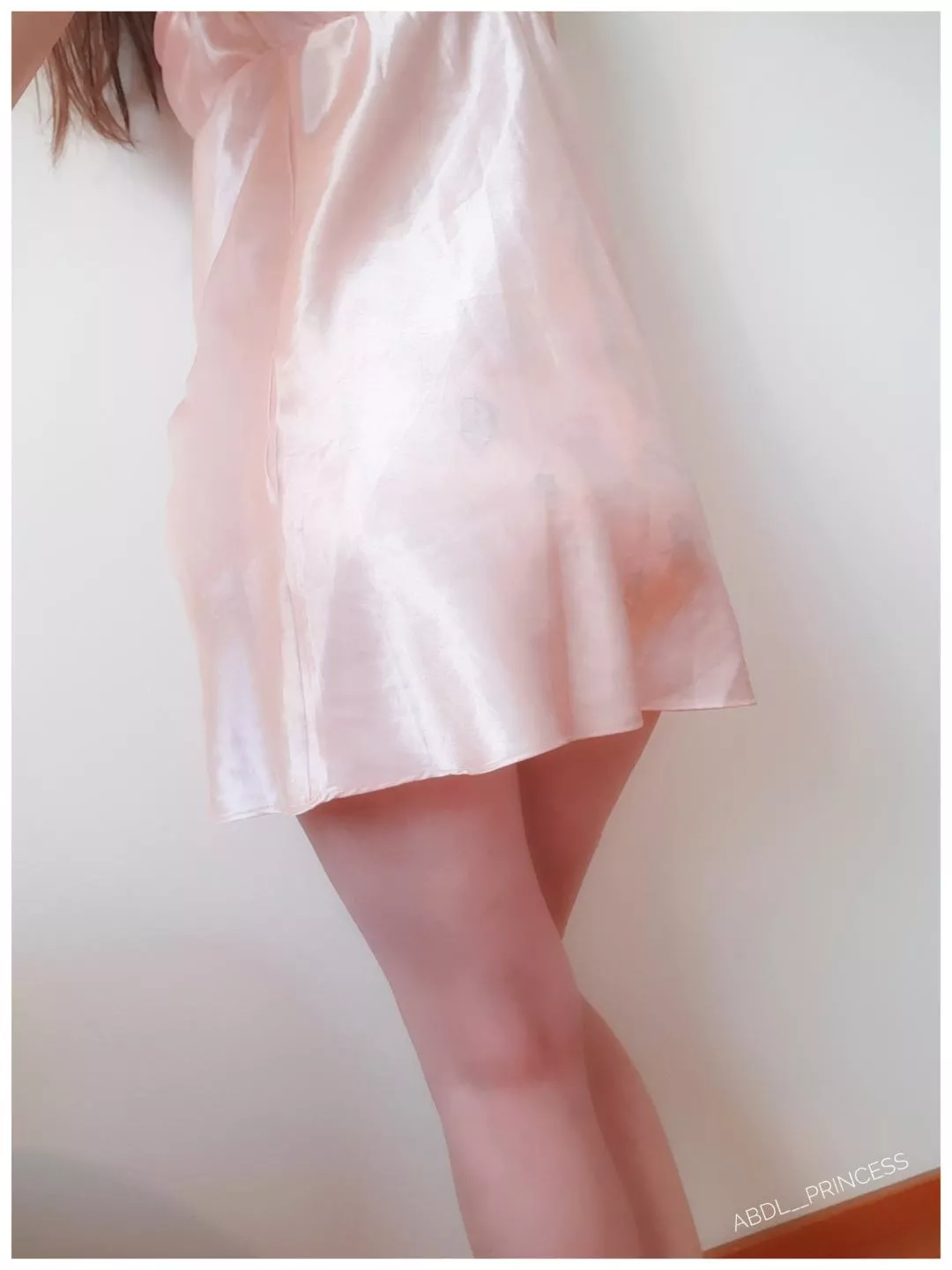 I don't think anybody at the sleepover will be able to tell I'm secretly wearing my night diaper under my night gown! 🙊 posted by ABDL__Princess