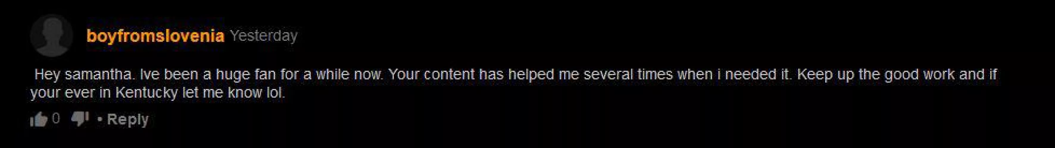 I don't think she'll let him know if she's in Kentucky by HonTastic