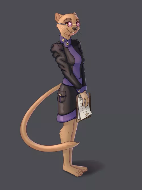 I drew a Fossa :) by Galinn-Arts