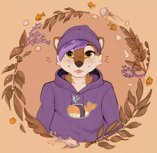 I drew an icon for my sushi-loving friend! by hazel_mere