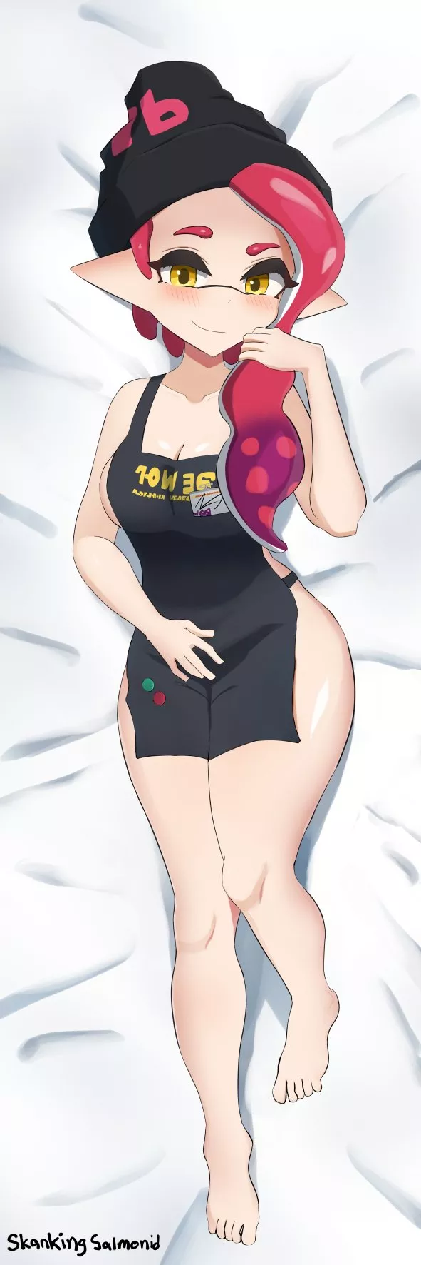 I drew an Inkling Dakimakura posted by SkankingSalmonid