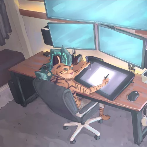 i drew myself drawing?? drawception ig????????? by notMateo