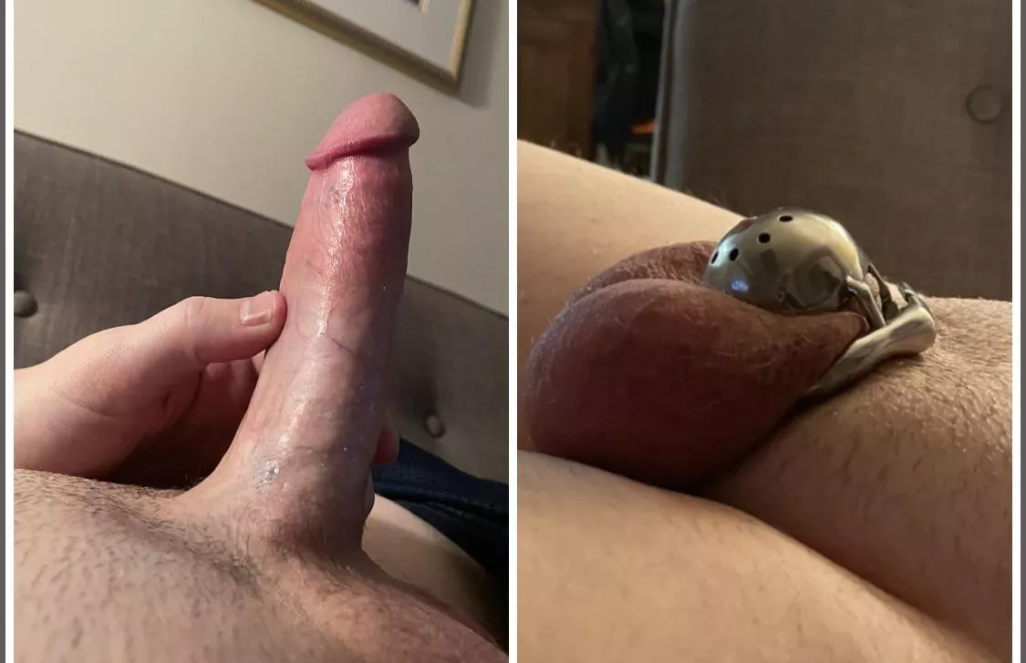 I enjoy being hard every now and again but feel most comfortable locked up as small as I can be. posted by MissAmandaownsme