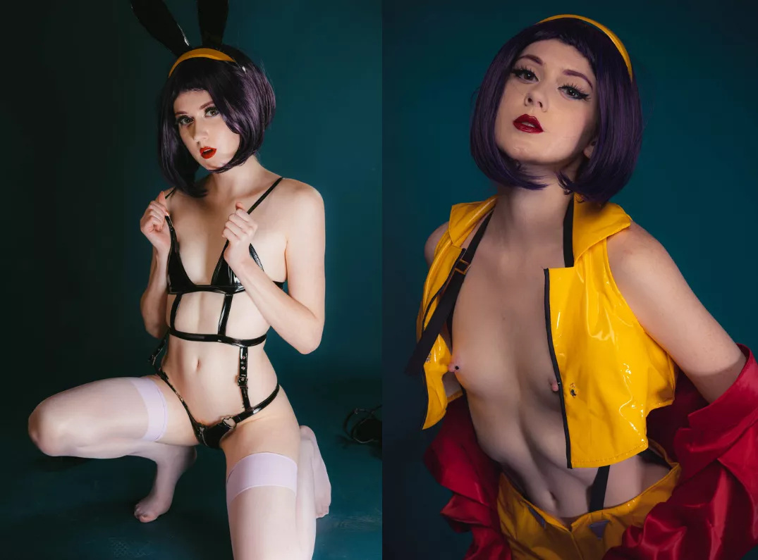 I feel like Faye would wear this cyberbunny set instead of a traditional bunny suit posted by crimsonemberbelle