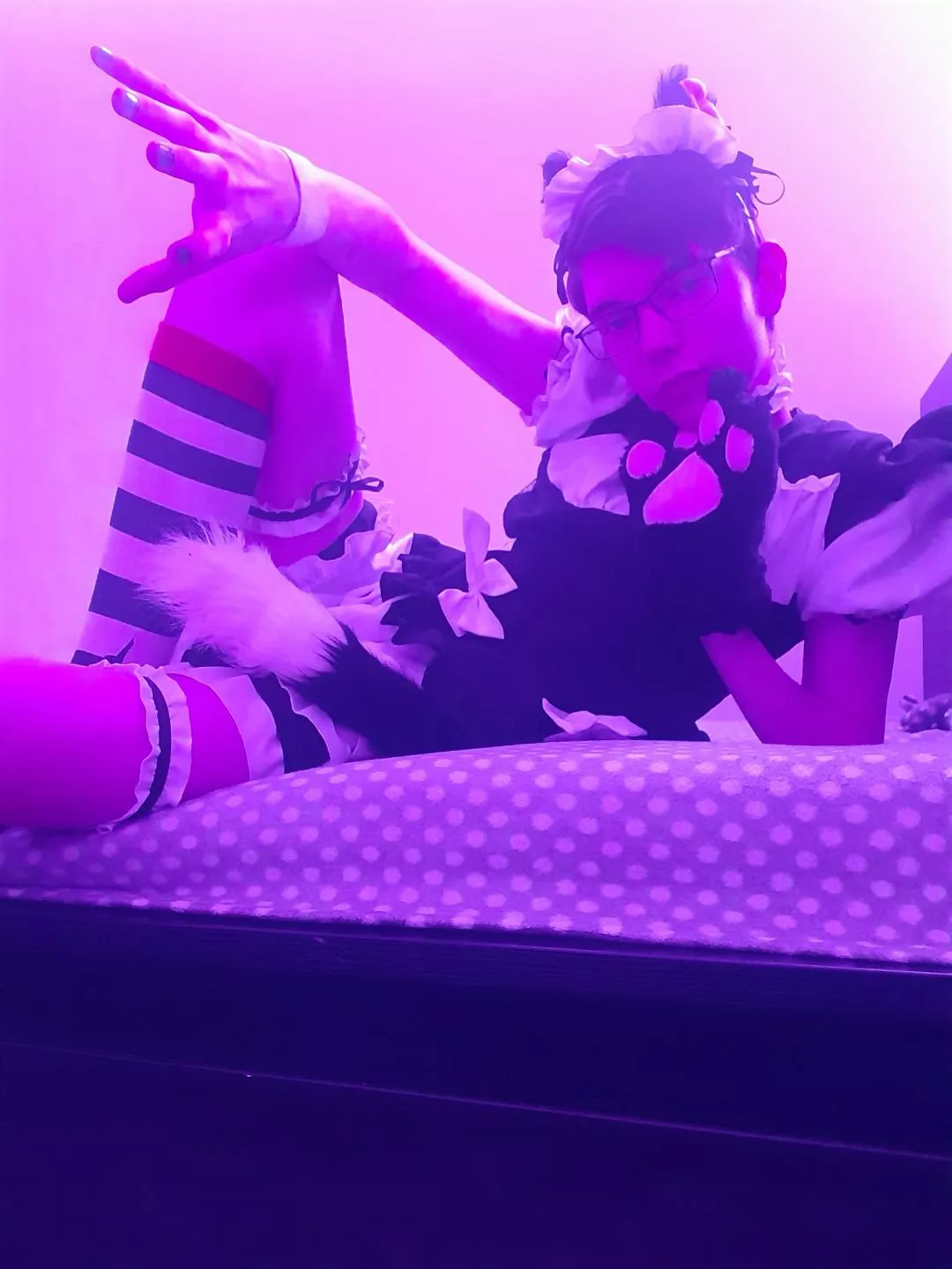 I felt like laying down after a long day, could use some cuddles :> posted by BADL_uwu