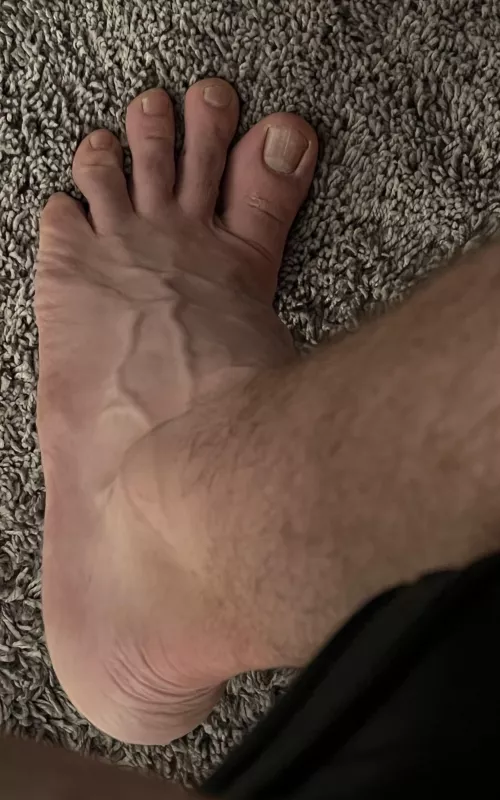 I find myself looking at my feet when I work from home.. by hambone-14