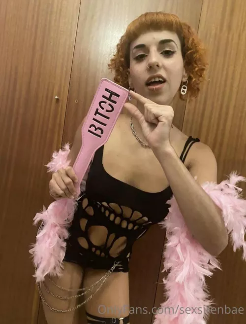 I find out you secret… u r a baby dicky!! 😂😂 If your clitty is smaller then my whip i will turn your ass into a slutty ass😈💦 by Siren_Bae