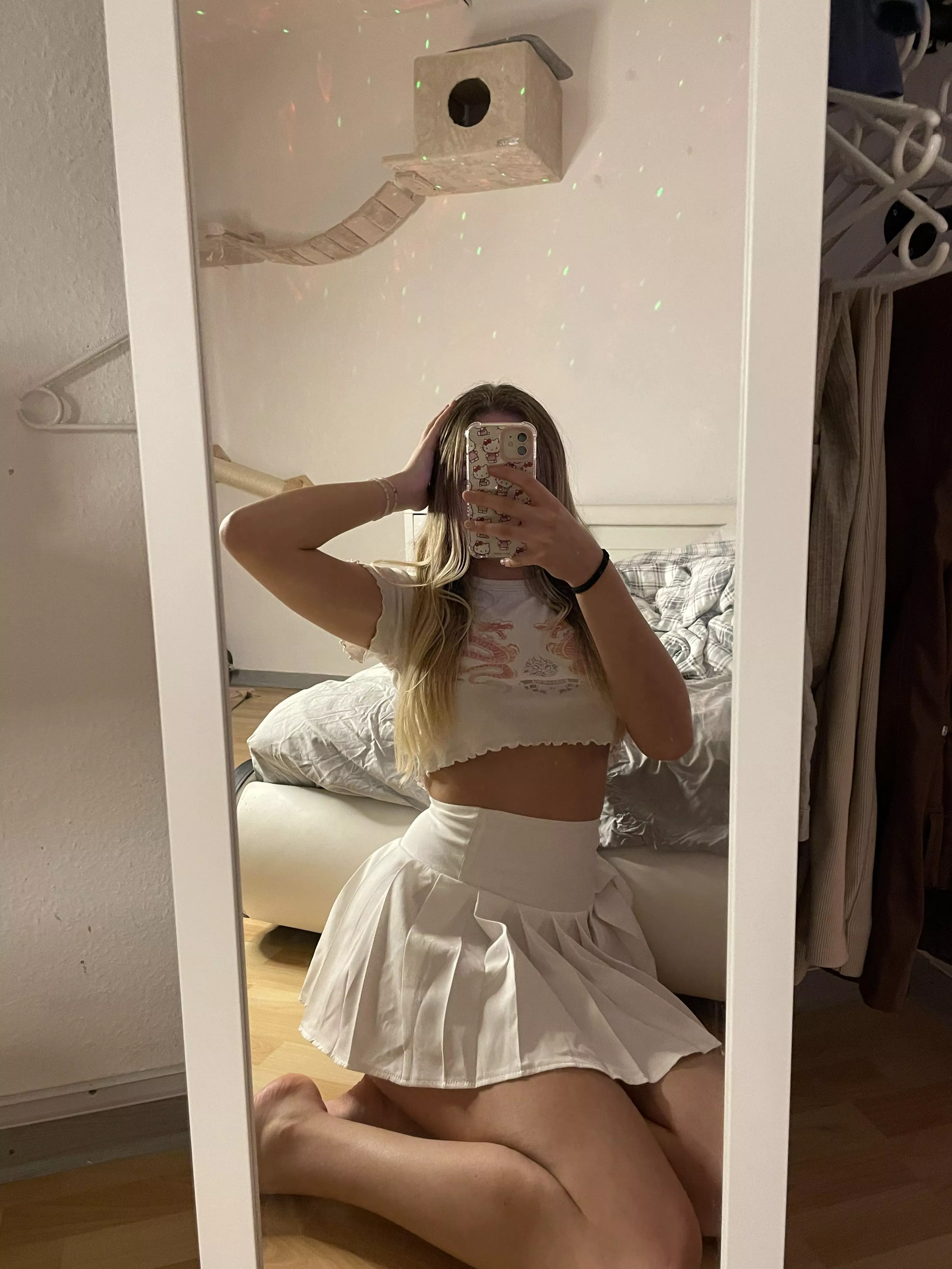 i found this tennis skirt in my moms closet.. do you like it posted by sweetmariaa29