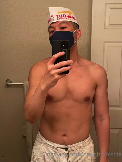 I got a job at a fast food place. How do I look? by rainbowlovers