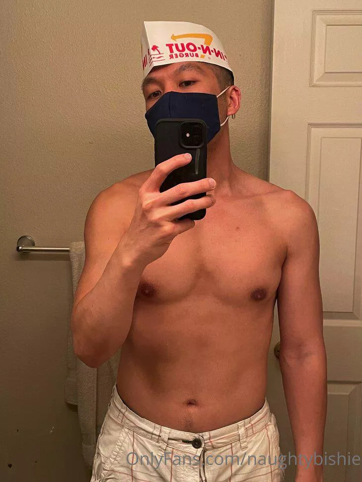 I got a job at a fast food place. How do I look? posted by rainbowlovers