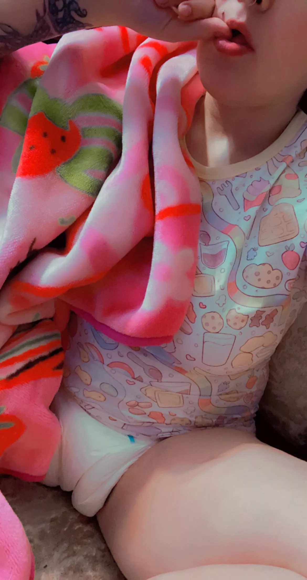 I got a new onesie 🥰🥰 posted by Pamperedpup3