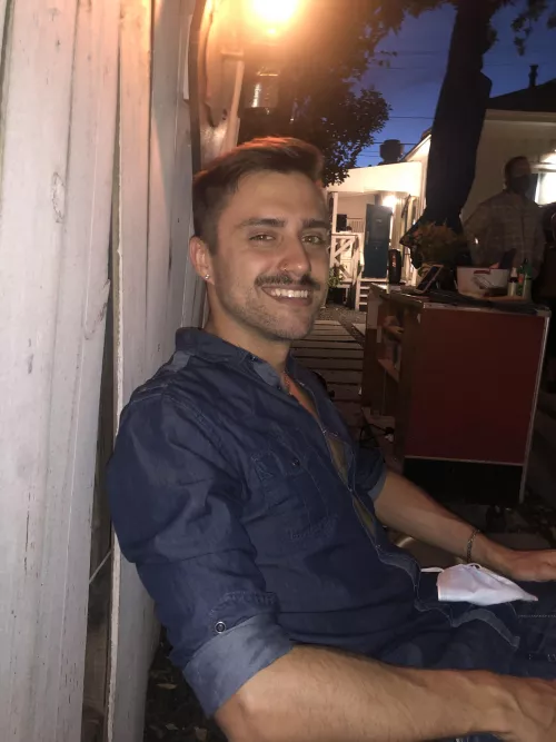 I got mixed reviews from my friends on the mustache. Should I do it again or retire it forever? 🤔 by ConnorLive_