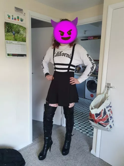 I got some new boots 😈 by CallMe_Skylar