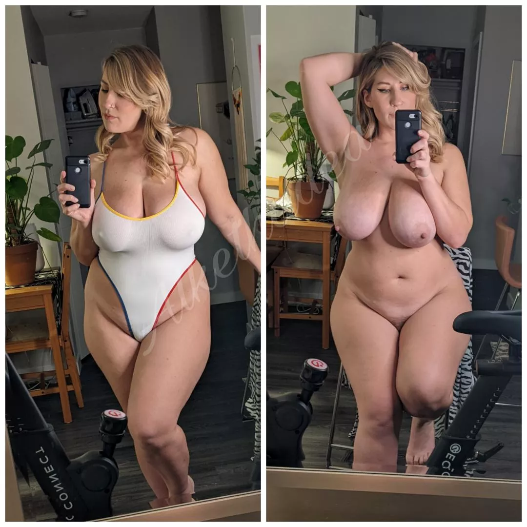 I guess this body suit doesn't hide much :) posted by Alkethadea